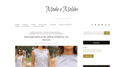 Desktop Screenshot of modaemoldes.com